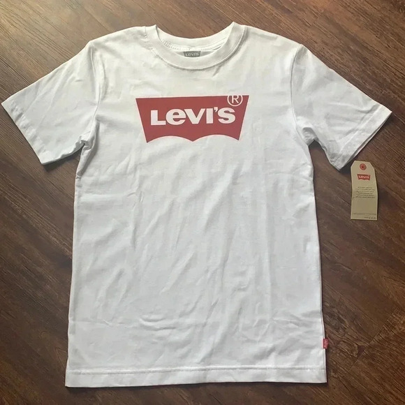 LEVI’S Boys White Tee Shirt - Picture 1 of 7
